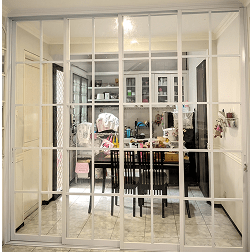 pintu geser aluminium